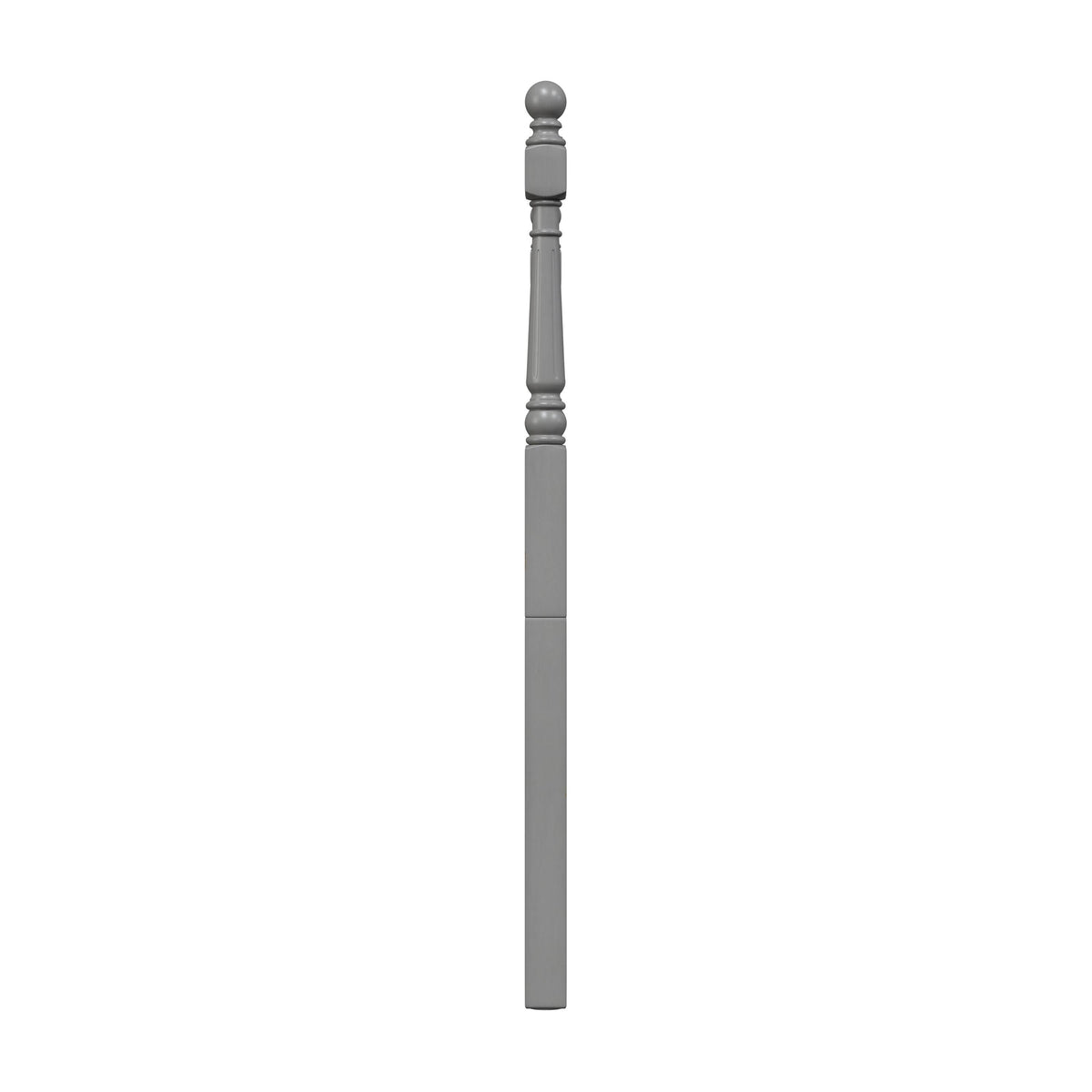 King French Grey Wood and Cane Headboard E66571