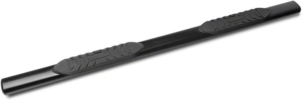 Black 5-Inch Oval Side Step Bars O48232