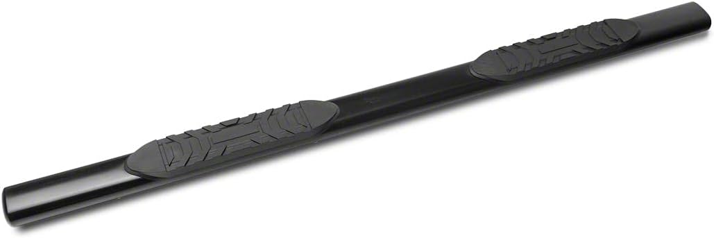 Black 5-Inch Oval Side Step Bars O48232