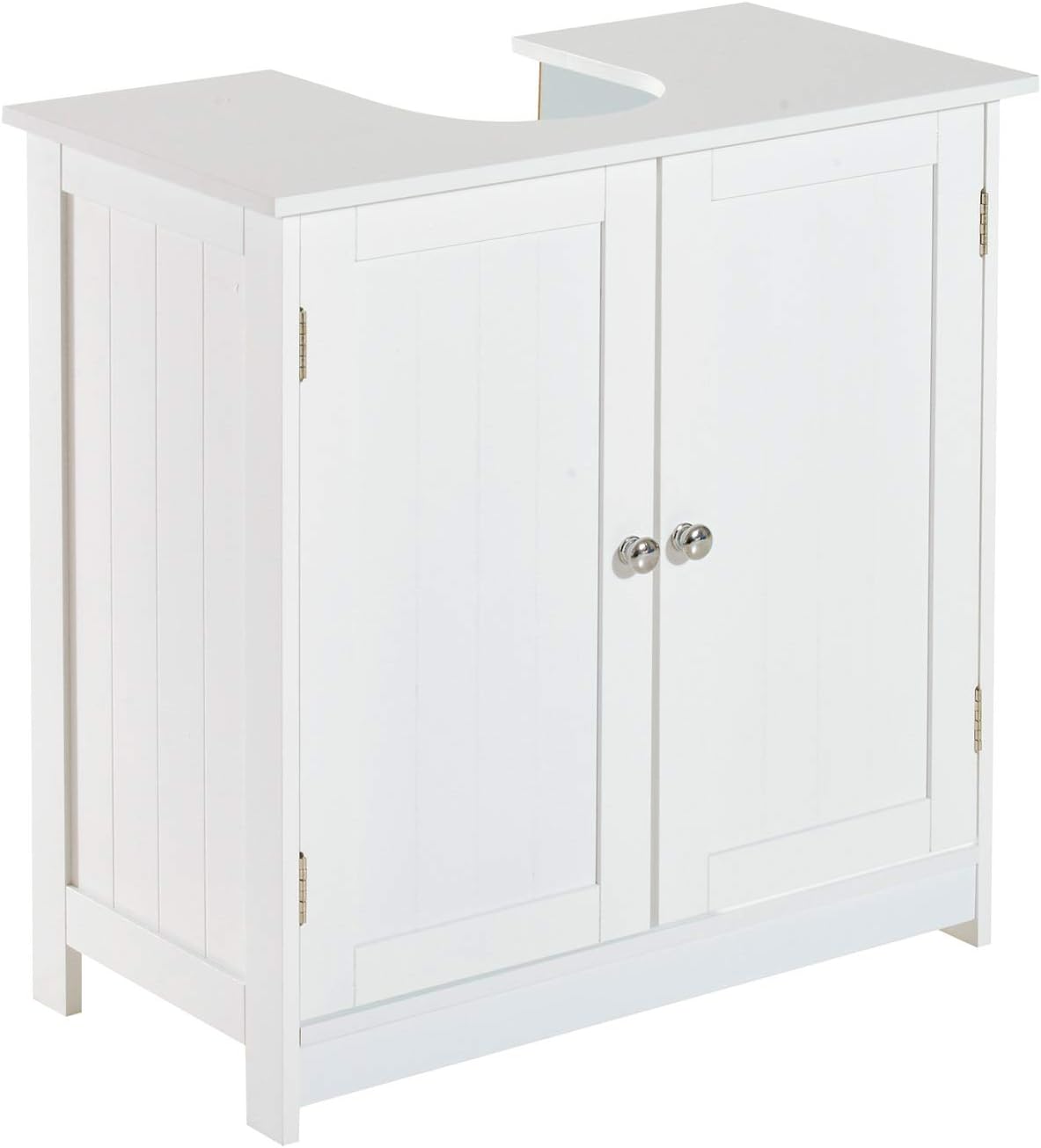24” Pedestal Sink Bathroom Vanity Cabinet - White C1384