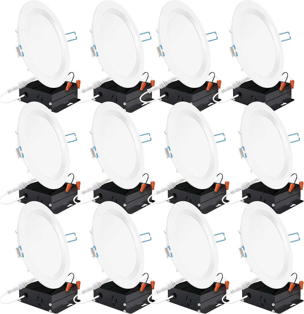 12 Pack 4 Inch Ultra Thin LED Recessed Ceiling Lights H999