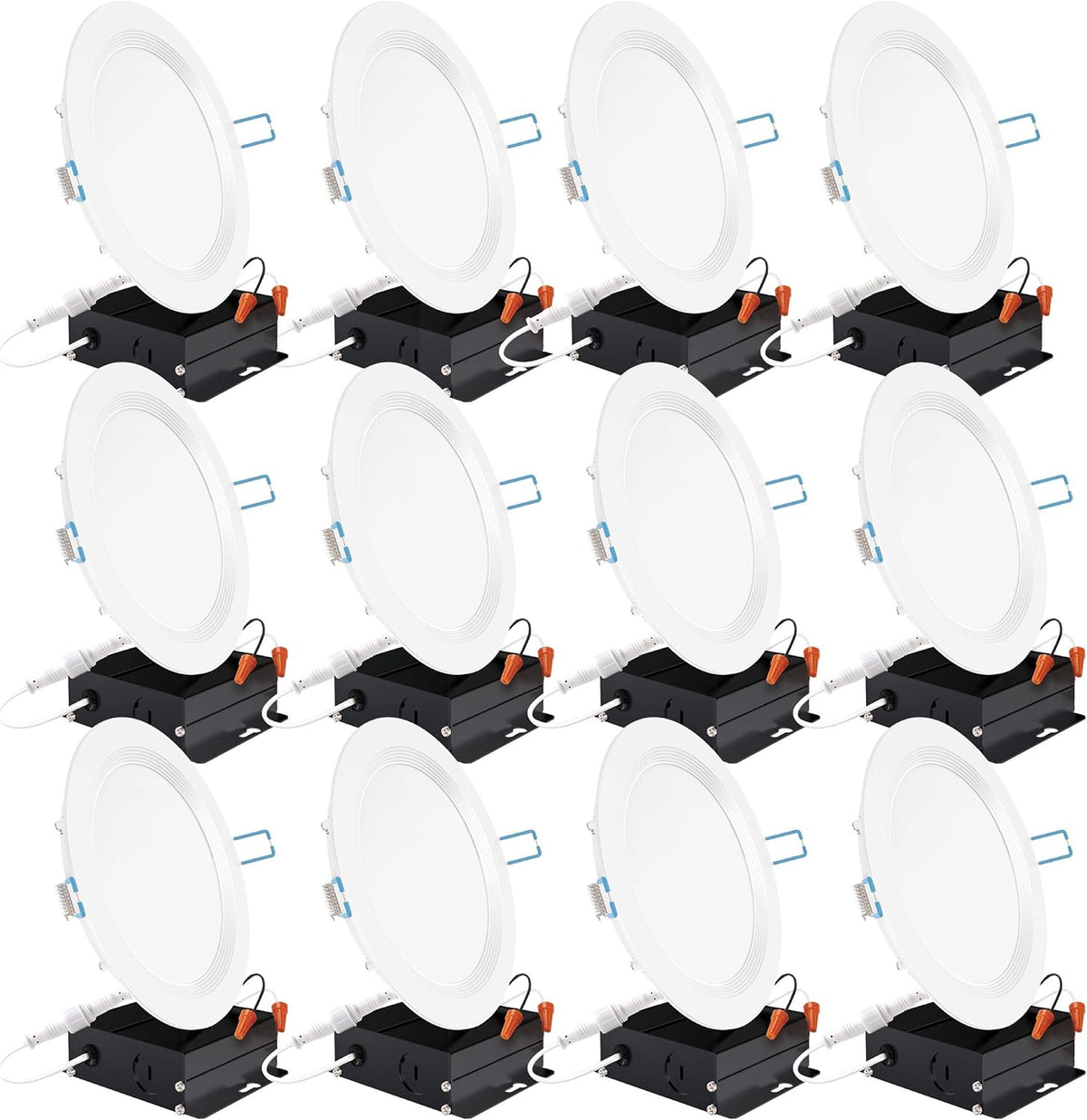 12 Pack 4 Inch Ultra Thin LED Recessed Ceiling Lights H999