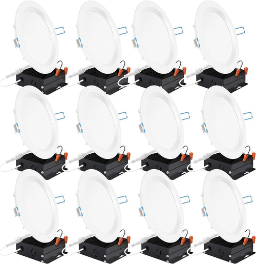 12 Pack 4 Inch Ultra Thin LED Recessed Ceiling Lights H999