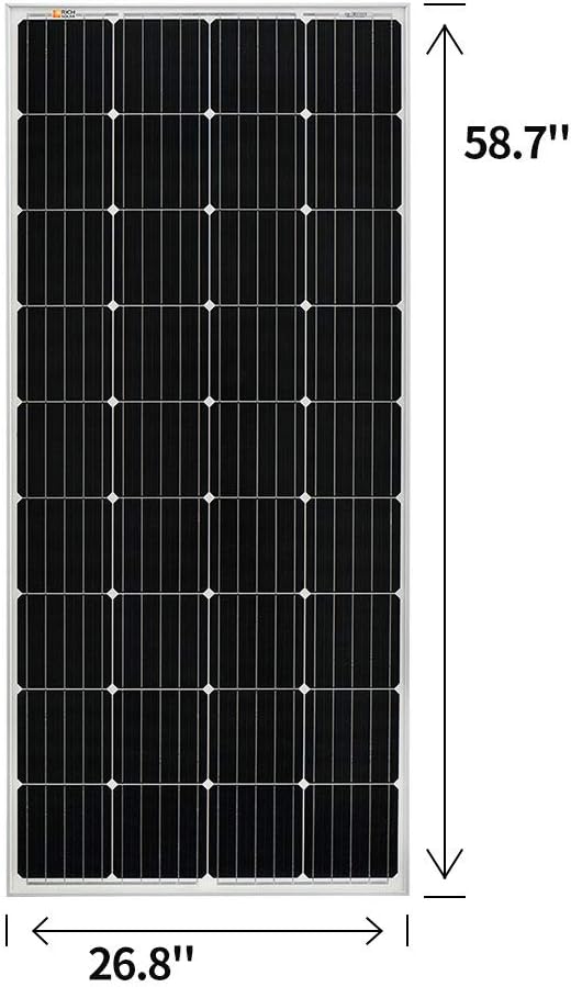 200 Watt 12 Volt Monocrystalline Solar Panel K2370