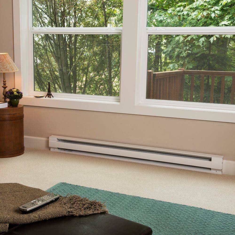 White Electric Baseboard Heater X518415