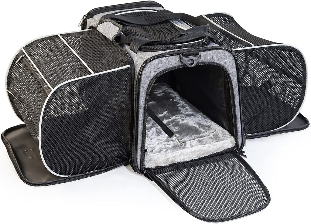Airline Approved Soft Sided Expandable Collapsible Pet Carrier O6479