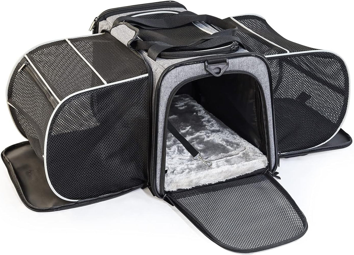 Airline Approved Soft Sided Expandable Collapsible Pet Carrier O6479