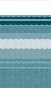 Teal Vinyl Bag Awning 3.5m 11ft-6in E933
