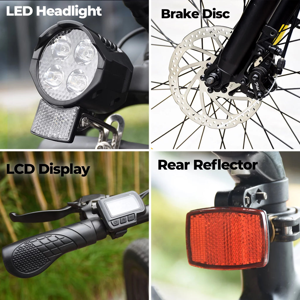 500W 26 x 4.0 Fat Tire Electric Bike X249