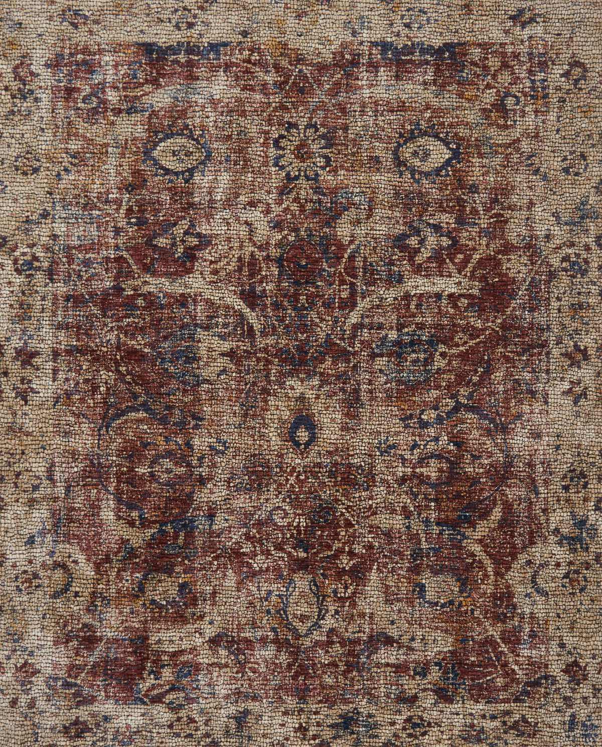 Red Beige 9'6 x 12'6 Rug Q5579
