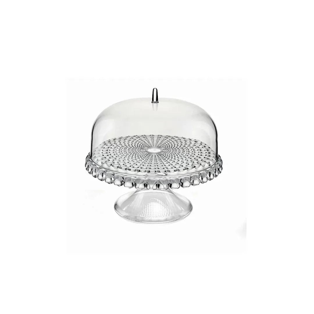 Clear Small Cake Stand with Dome L887761