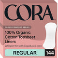 Ultra Thin Unscented No Wings Organic Cotton Liners 144 L729
