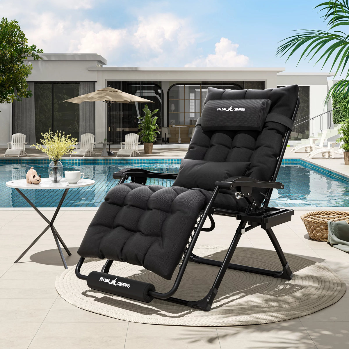 Oversized Zero Gravity Chair with Cushion F50625