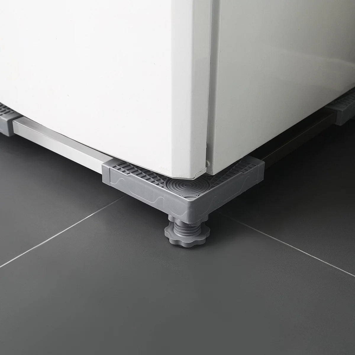 Adjustable Washing Machine and Dryer Stand with 4 Lifting Feet S9137