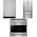 36 Gas Range, Refrigerator and Dishwasher P590113