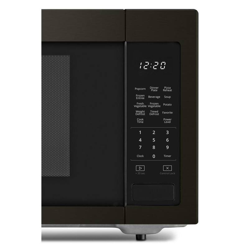 1.6 cu. ft. Black Stainless Countertop Microwave Q97118