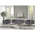 Velvet Sofa and Two Chairs Set M707967