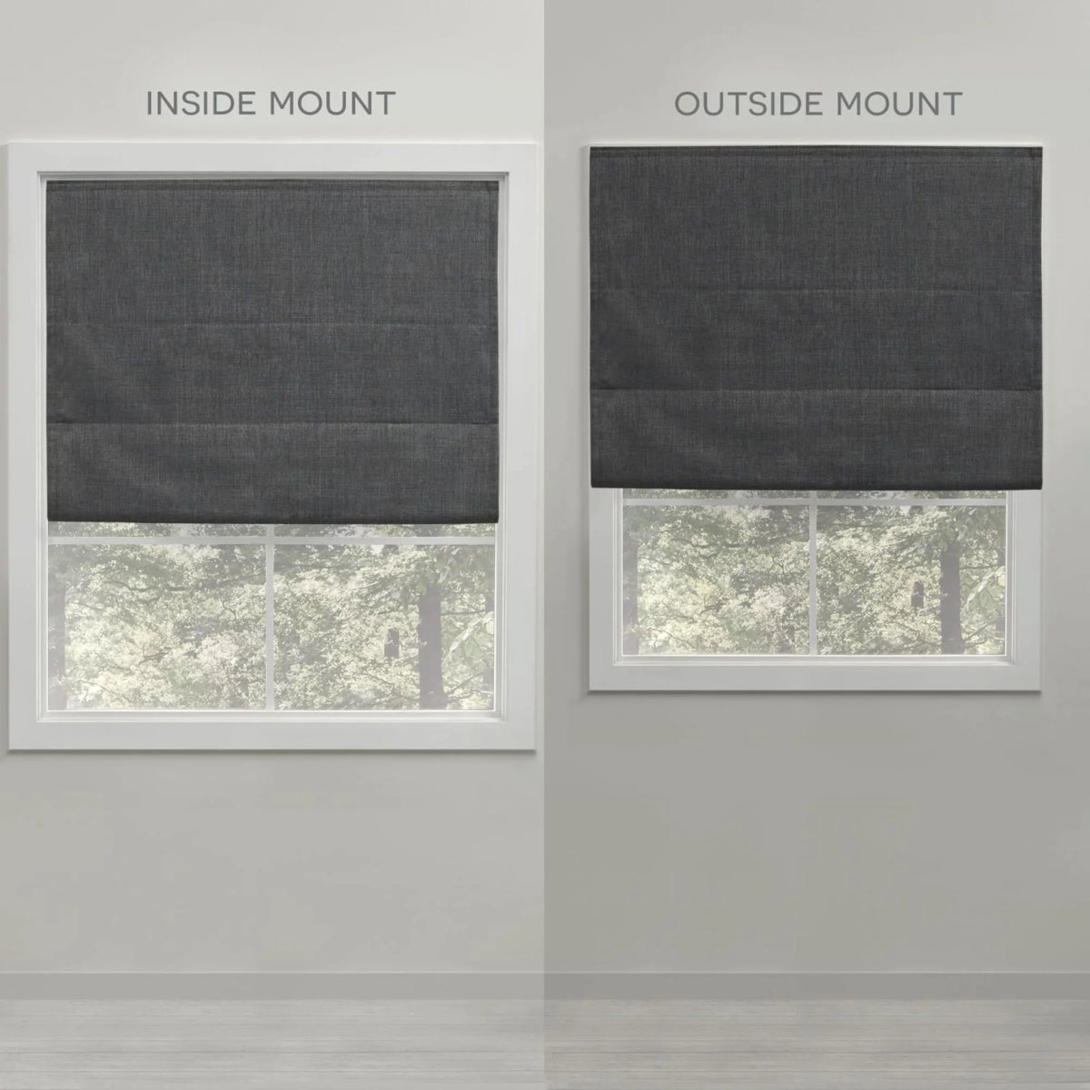 Silver 34"x64" Blackout Roman Shade R27690