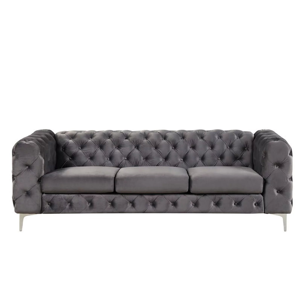 Velvet Sofa and Two Chairs Set M707967