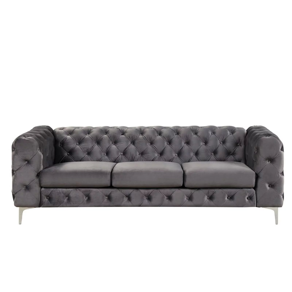 Velvet Sofa and Two Chairs Set M707967