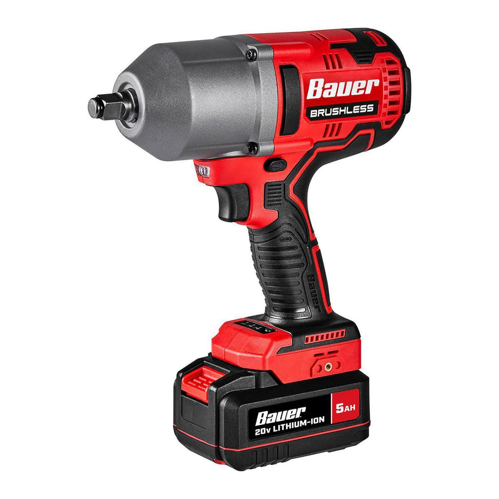 20V Brushless Cordless 1/2 in. High-Torque Impact Wrench Kit with 5 Ah Battery and Charger N918368
