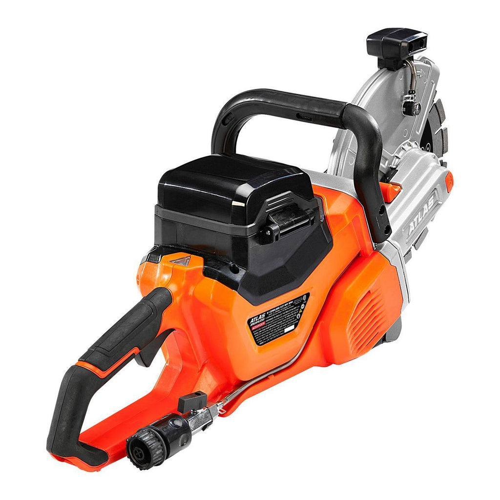 80V Brushless Cordless 9 in. Concrete Cut-Off Saw Kit with 4 Ah Battery and Rapid Charger P1064