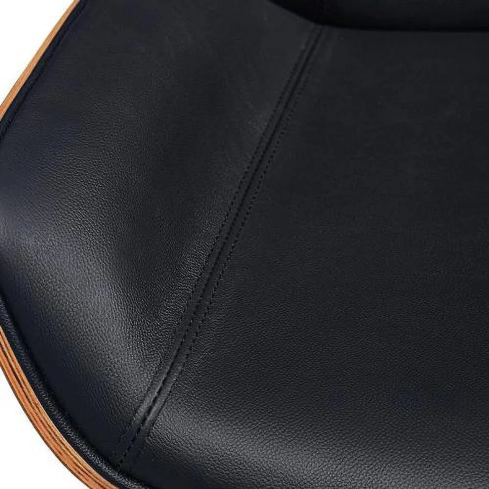 Black Genuine Leather Office Chair C757020