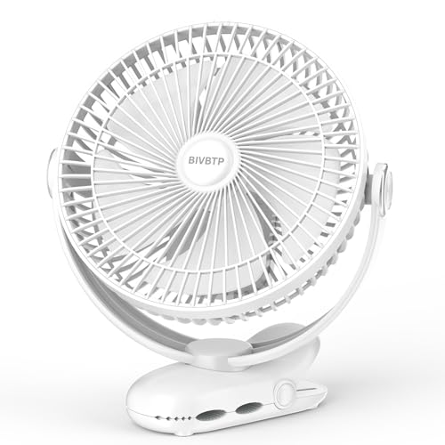 12000mAh 8in Rechargeable Portable Clip on Fan B94453