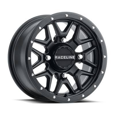14x7 Satin Black UTV Wheel with 4 on 110 Bolt Pattern Q6809