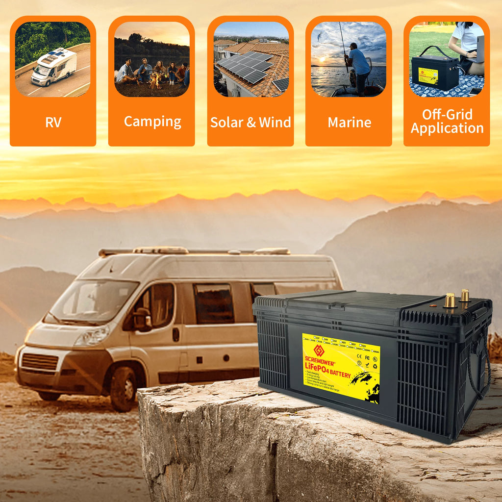 24V 100Ah LiFePO4 Battery with 100A BMS B9313