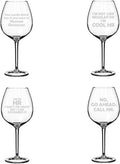 Set of 4 Wine Glass 20 oz Jumbo I151