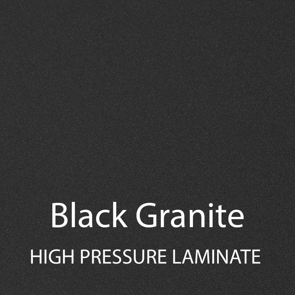 24 x 48 in. Black Granite Computer & Training Tables B89667