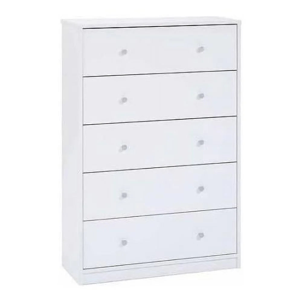 White 5-Drawer Dresser A888554