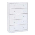 White 5-Drawer Dresser A888554