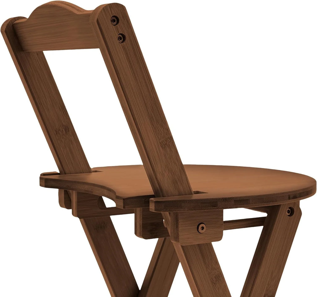 Bamboo Bar Stools Foldable Lightweight Space-saving L863