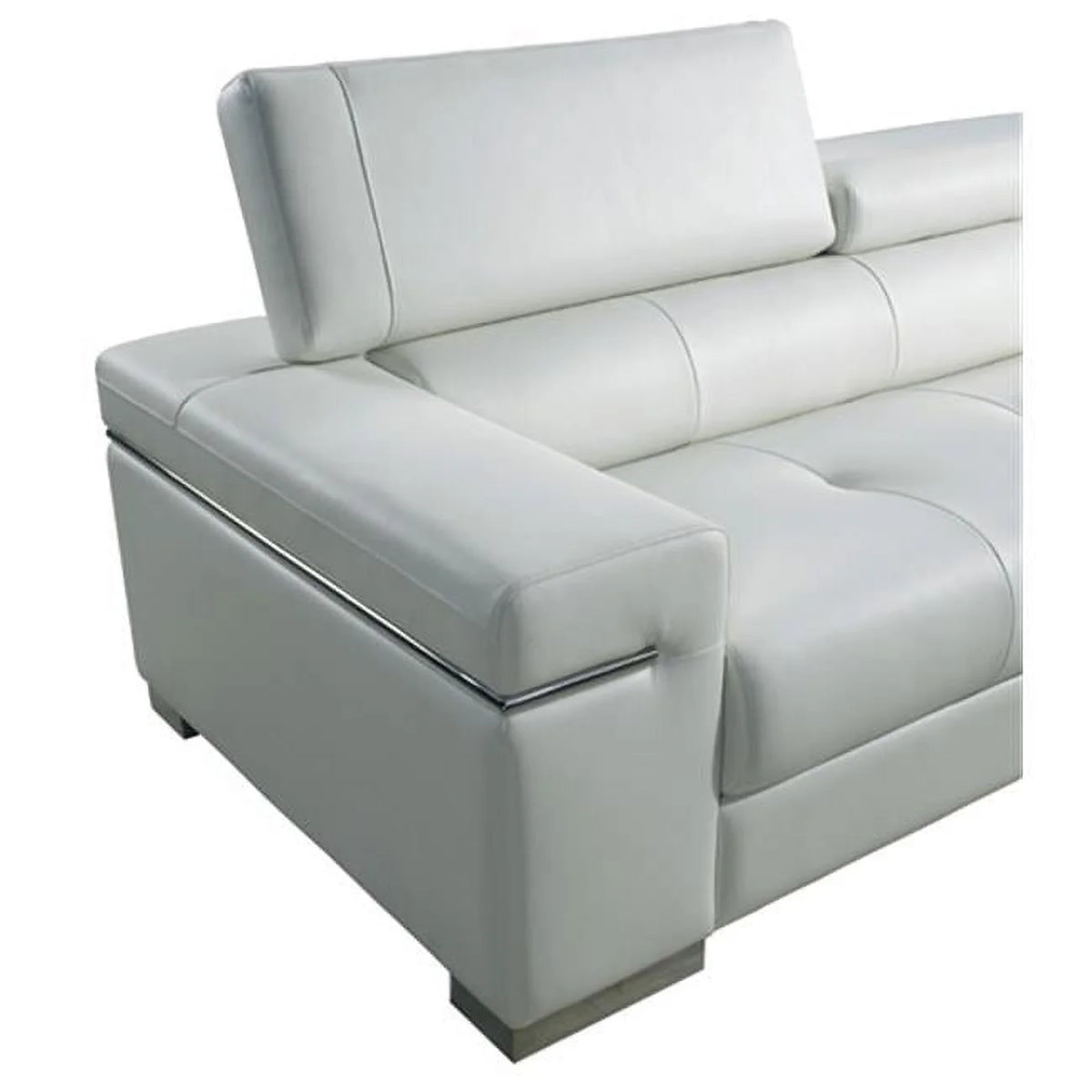 White Leather Chair A223