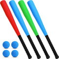 4 Pcs Foam Baseball Bat and Soft Baseballs T Ball Set W6024