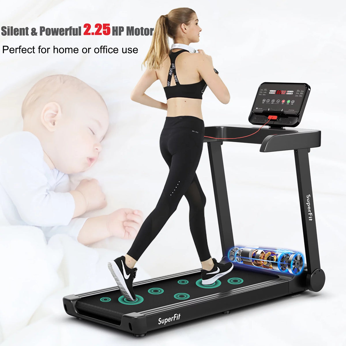 2.25HP Electric Treadmill L312