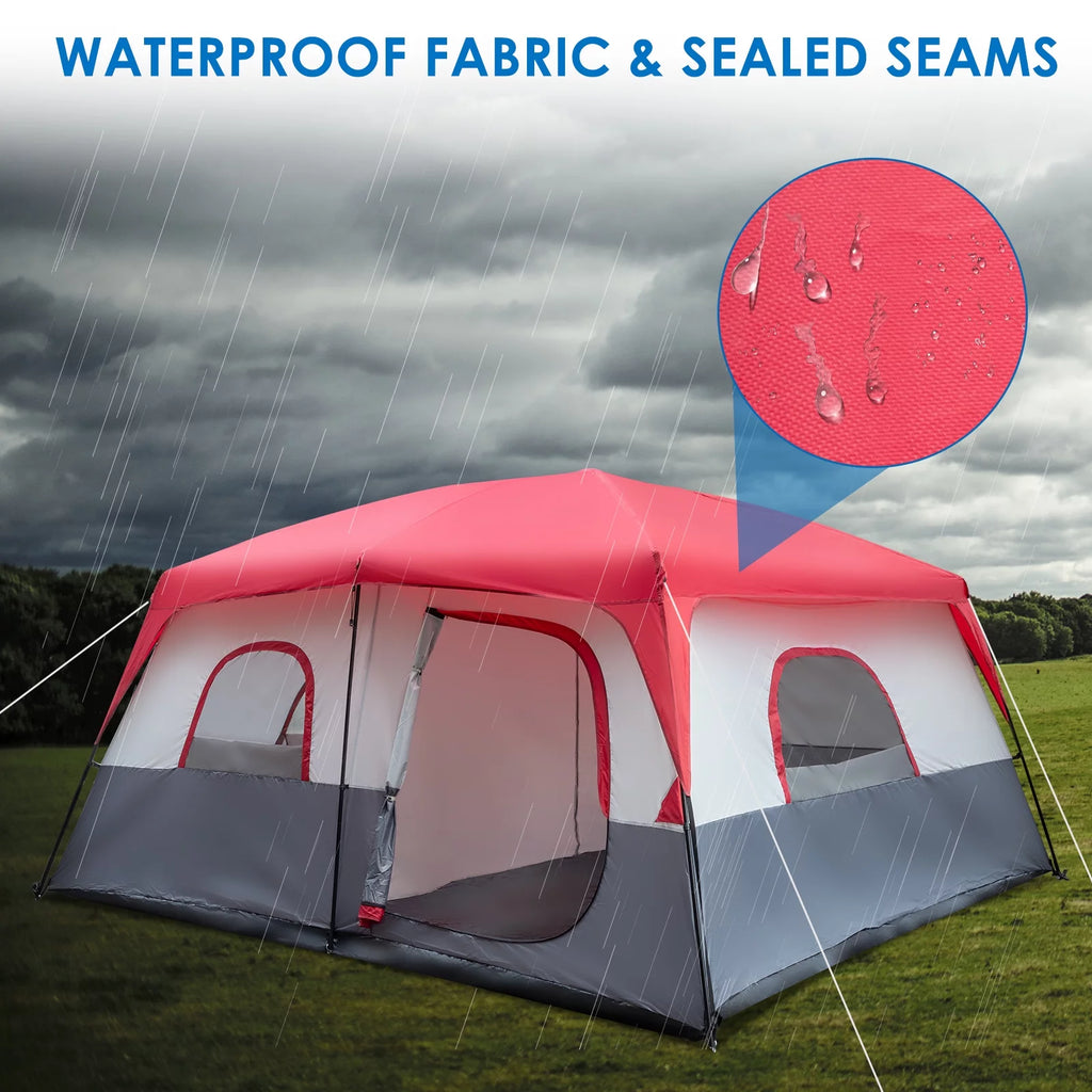Portable Waterproof 14 Person Double Layer Tent W102