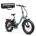 750W Folding Electric Bike 48V 15Ah Fat Tire L79848