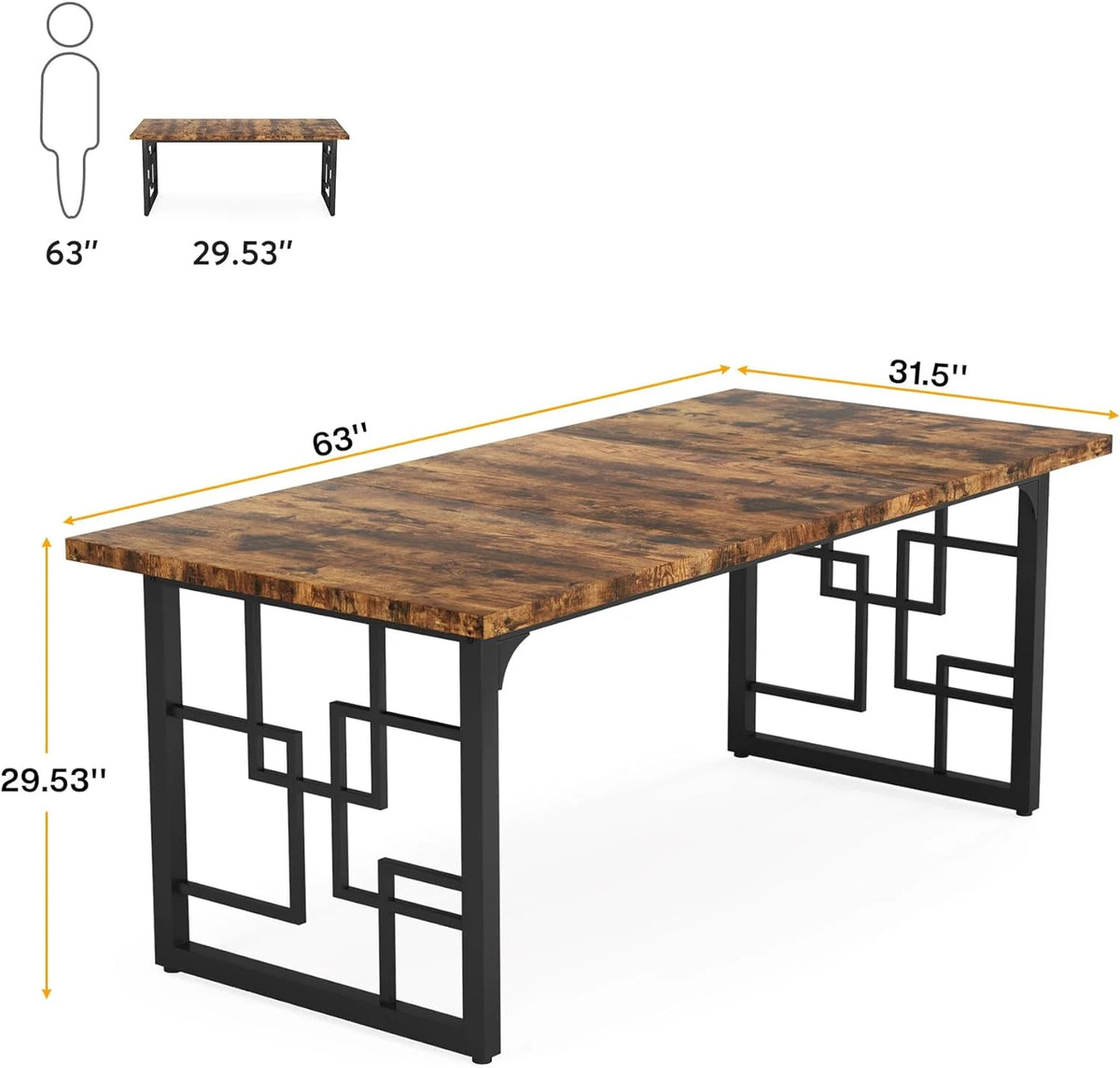 63" Rectangular Dining Table A617799