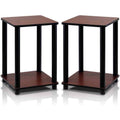 Dark Cherry Black Set of 2 End Table K860