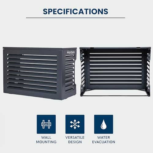 Aluminum Mini Split AC Cover for Outside Units K79444