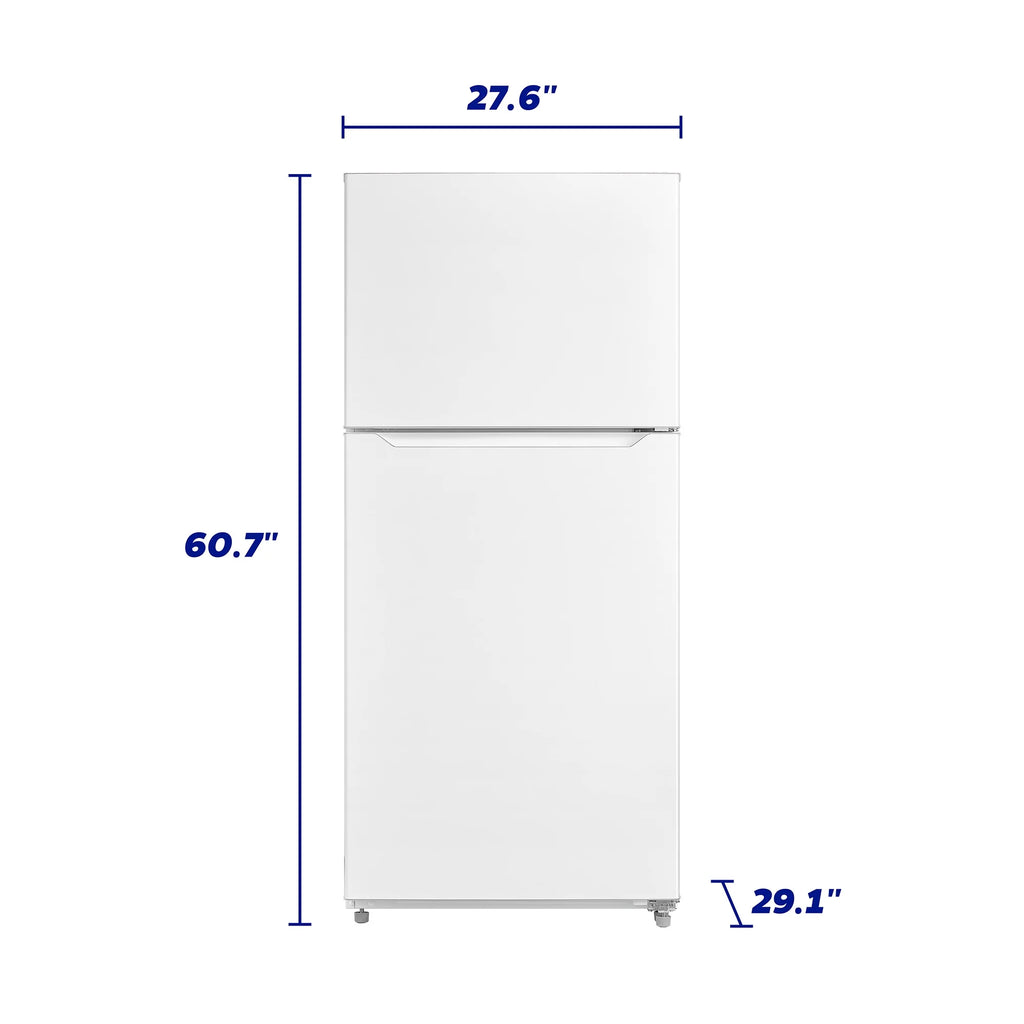 14.2 cu. ft. Top Freezer Refrigerator White F3386