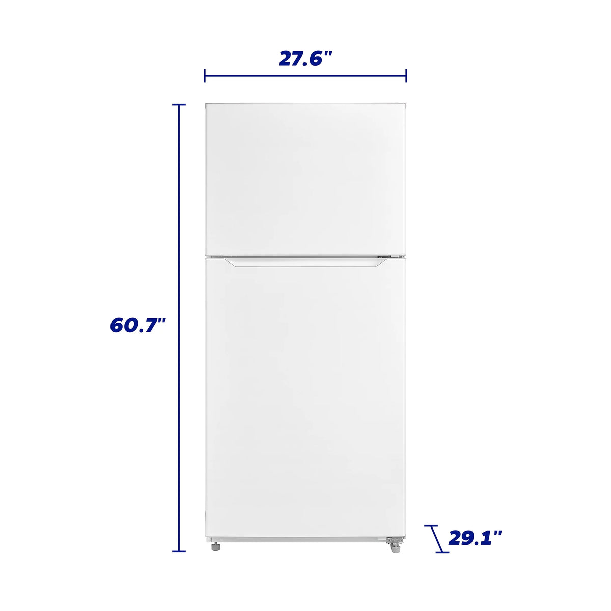 14.2 cu. ft. Top Freezer Refrigerator White F3386