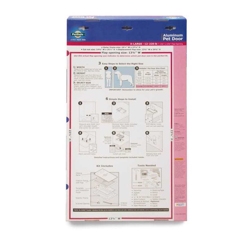 Aluminum Pet Door S735