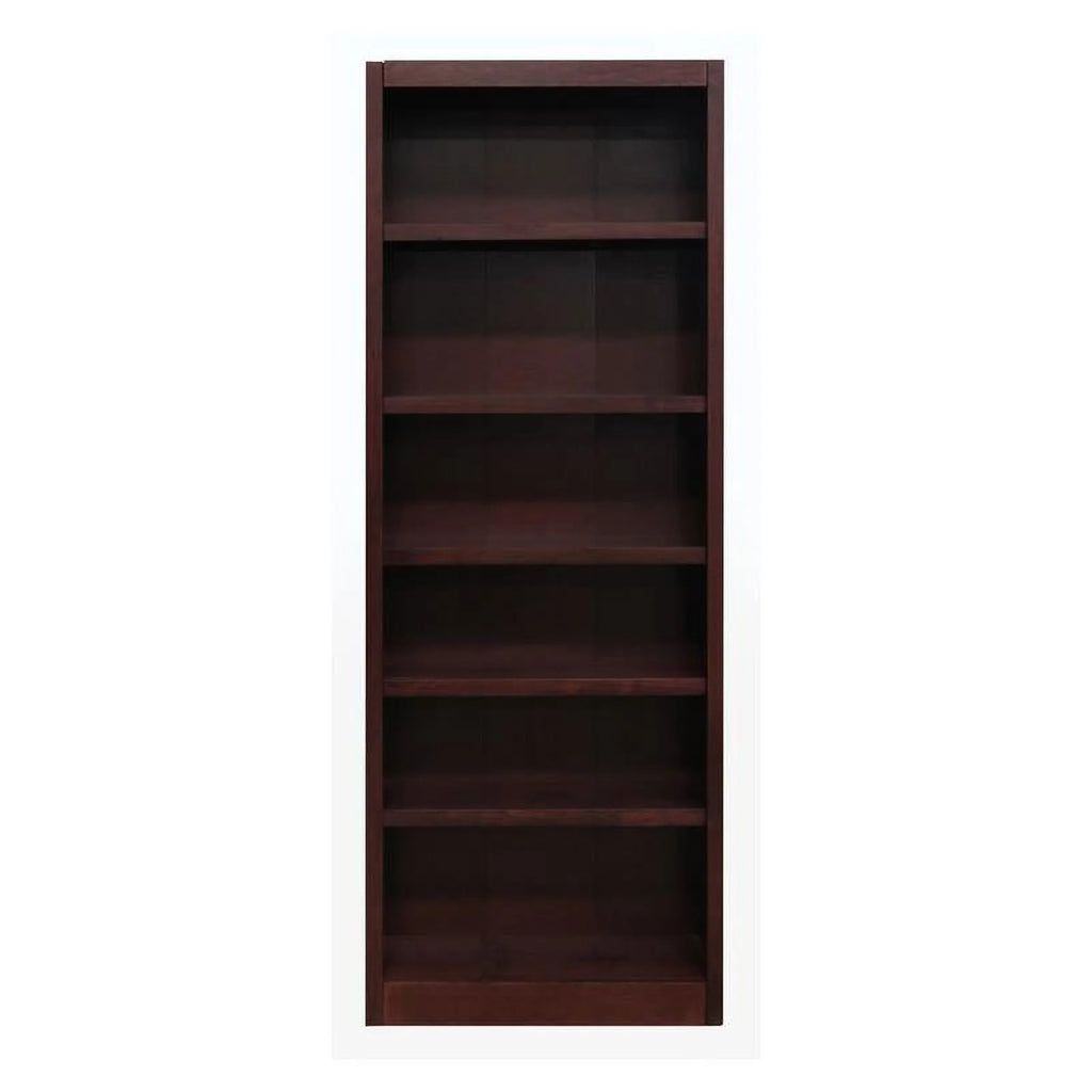 84" Tall 6-Shelf Wood Bookcase A810