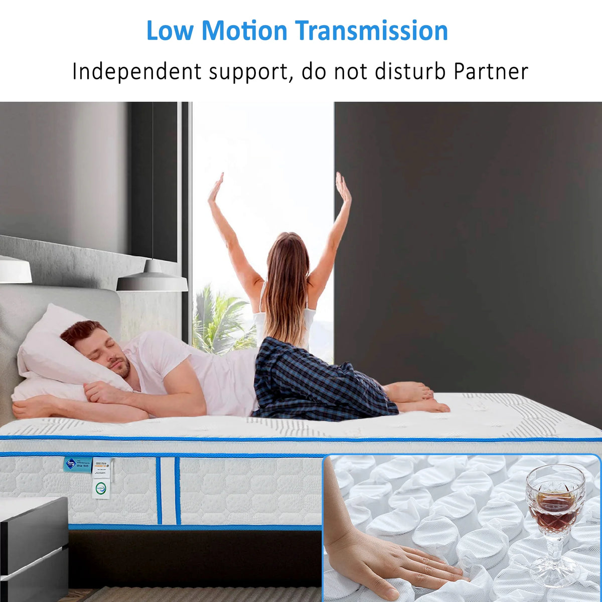 12 Inch Twin Gel Memory Foam Mattress F147232