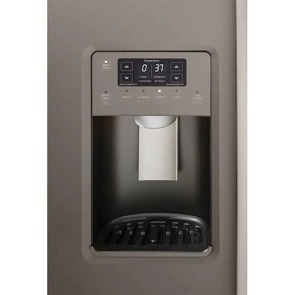 25.3 Cu. Ft. Slate Side-By-Side Refrigerator with Ice Maker Z4973