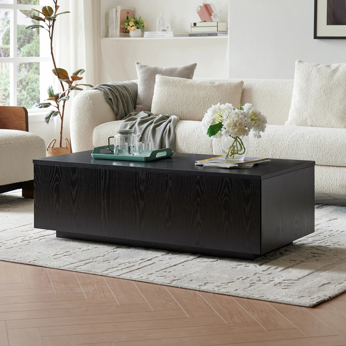 Black Grain Coffee Table Z364069